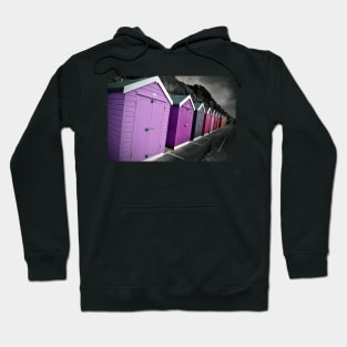 Bournemouth Beach Huts Dorset England Hoodie